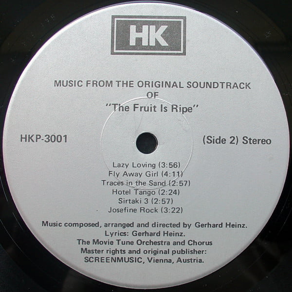 Gerhard Heinz - The Fruit Is Ripe (Original Soundtrack Music From The Films) - Image 4