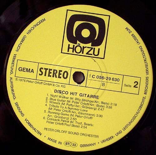 Peter Orloff Sound Orchester - Disco Hit Gitarre - Image 4
